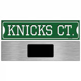 Knicks Ct Novelty Metal Street Sign 6" x 1.5" (KM)