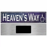 Heavens Way Novelty Metal Street Sign 6" x 1.5" (KM)