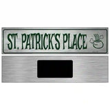 St Patricks Place Novelty Metal Street Sign 6" x 1.5" (KM)