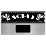 Sci-Fi Home Theater Novelty Metal Street Sign 6" x 1.5" (KM)
