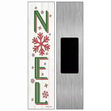 Noel White Novelty Metal Street Sign 6" x 1.5" (KM)