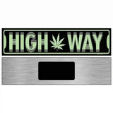 High Way Novelty Metal Street Sign 6" x 1.5" (KM)