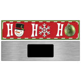 Ho Ho Ho Novelty Metal Street Sign 6" x 1.5" (KM)
