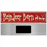 Reindeer Barn Novelty Street Sign 6" x 1.5" (KM)