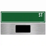 Green Street Blank Novelty Metal Street Sign 6" x 1.5" (KM)