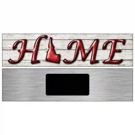 Idaho Home State Outline Novelty Metal Street Sign 6" x 1.5" (KM)