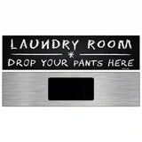 Laundry Room Novelty Metal Street Sign 6" x 1.5" (KM)