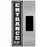 Entrance to the Right Novelty Metal Street Sign 6" x 1.5" (KM)