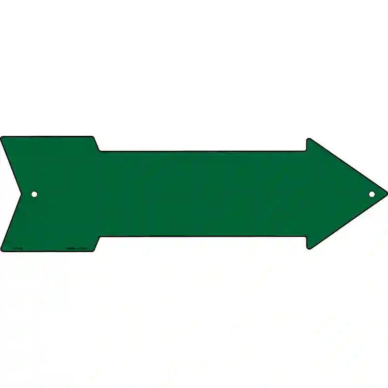 Green Novelty Metal Arrow Sign 23" x 7" (LA)