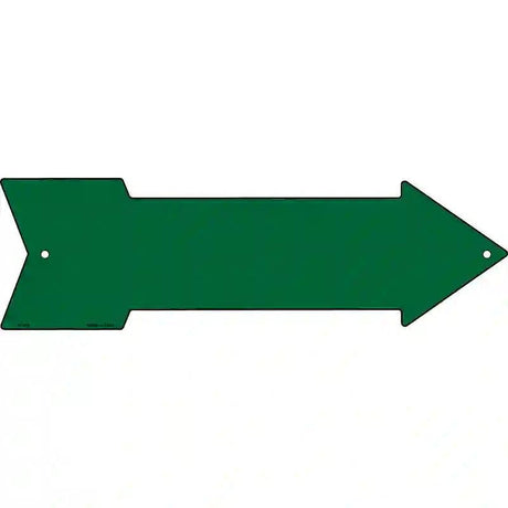Green Novelty Metal Arrow Sign 23" x 7" (LA)