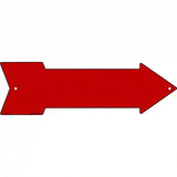 Red Novelty Metal Arrow Sign 23" x 7" (LA)