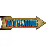 Wyoming Novelty Metal Arrow Sign 23" x 7" (LA)