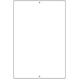 White Blank Customizable Parking Sign LGP-000