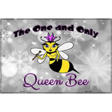 Queen Bee Horizontal Metal Novelty Parking Sign 12" x 18" (LGP)