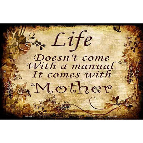 Doesnt Come With Manual Metal Novelty Parking Sign 12" x 18" (LGP)