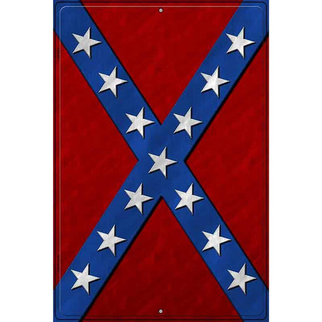 Confederate Flag Metal Novelty Parking Sign 12" x 18" (LGP)