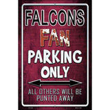 Falcons Metal Novelty Parking Sign 12" x 18" (LGP)