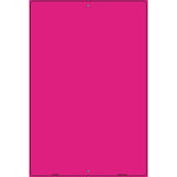 Solid Hot Pink Metal Novelty Parking Sign 12" x 18" (LGP)