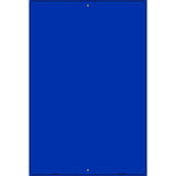 Solid Blue Metal Novelty Parking Sign 12" x 18" (LGP)