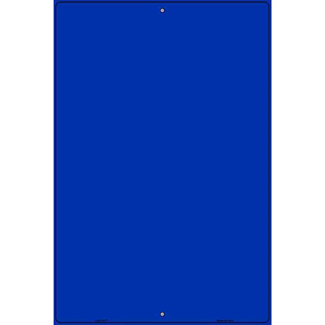 Solid Blue Metal Novelty Parking Sign 12" x 18" (LGP)