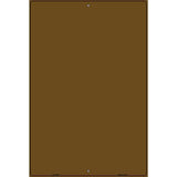 Solid Brown Metal Novelty Parking Sign 12" x 18" (LGP)