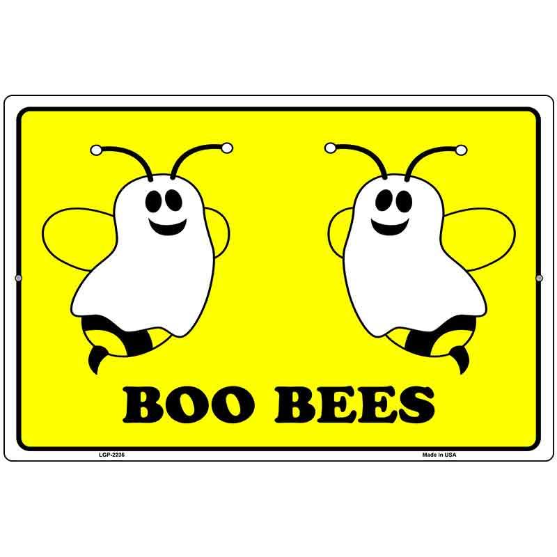 Boo Bees Metal Novelty Parking Sign 12" x 18" (LGP)