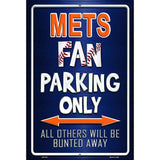 Mets Metal Novelty Parking Sign 12" x 18" (LGP)