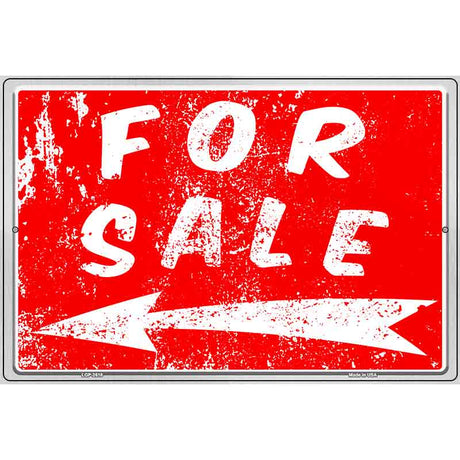 For Sale to the Left Novelty Metal Parking Sign 12" x 18" Sign (LGP)
