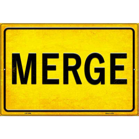 Merge Novelty Metal Parking Sign 12" x 18" Sign (LGP)