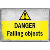 Danger Falling Objects Novelty Metal Parking Sign 12" x 18" (LGP)