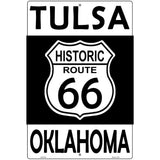 Tulsa Oklahoma Historic Route 66 Novelty Metal Parking Sign 12" x 18" (LGP)