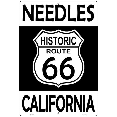 Needles California Historic Route 66 Novelty Metal Parking Sign 12" x 18" (LGP)