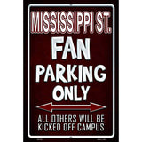Mississippi State Metal Novelty Parking Sign 12" x 18" (LGP)