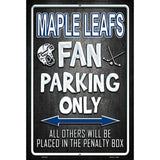 Maple Leafs Metal Novelty Parking Sign 12" x 18" (LGP)