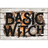 Basic Witch Novelty Metal Parking Sign 12" x 18" (LGP)