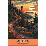 Acadia Maine Metal Novelty Parking Sign P-4483