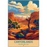 Canyonlands Utah Metal Novelty Parking Sign P-4491