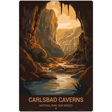 Carlsbad Caverns New Mexico Metal Novelty Parking Sign P-4493