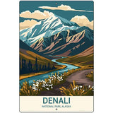 Denali Alaska Metal Novelty Parking Sign P-4499