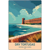 Dry Tortugas Florida Metal Novelty Parking Sign P-4500