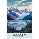 Glacier Bay Alaska Metal Novelty Parking Sign P-4504