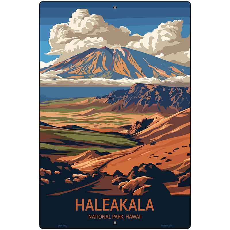 Haleakala Hawaii Metal Novelty Parking Sign P-4512