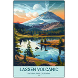 Lassen Volcanic California Metal Novelty Parking Sign P-4523