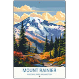 Mount Rainier Washington Metal Novelty Parking Sign P-4526
