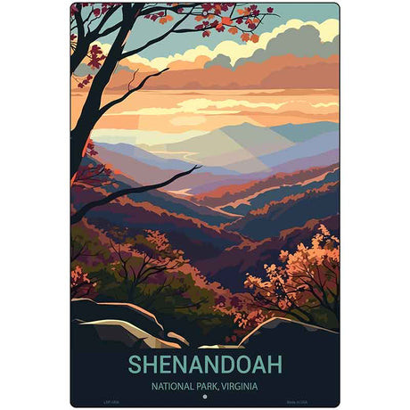 Shenandoah Virginia Metal Novelty Parking Sign P-4536