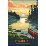 Voyageurs Minnesota Metal Novelty Parking Sign P-4539