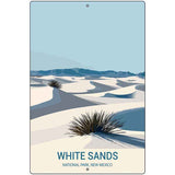 White Sands New Mexico Metal Novelty Parking Sign P-4540
