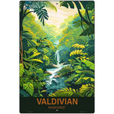 Valdivian Rainforest Metal Novelty Parking Sign P-4547
