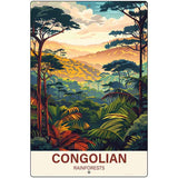 Congolian Rainforests Metal Novelty Parking Sign P-4557