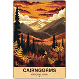 Cairngorms National Park Metal Novelty Parking Sign P-4560